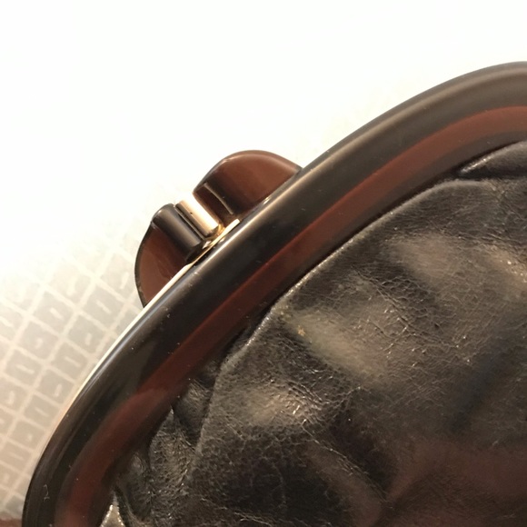 Vintage Leather Italian Clutch Purse - Picture 2 of 7